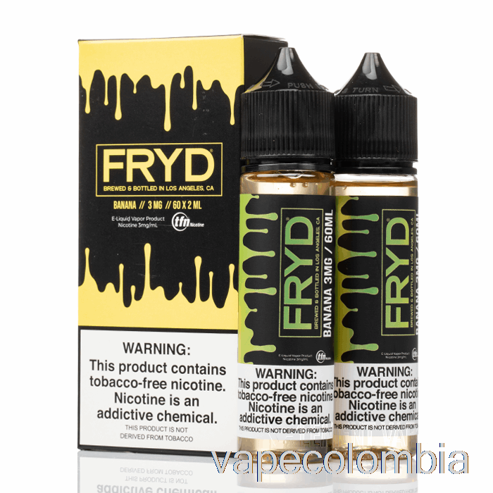 Vape Recargable Banana - E-líquido Fryd - 120ml 0mg